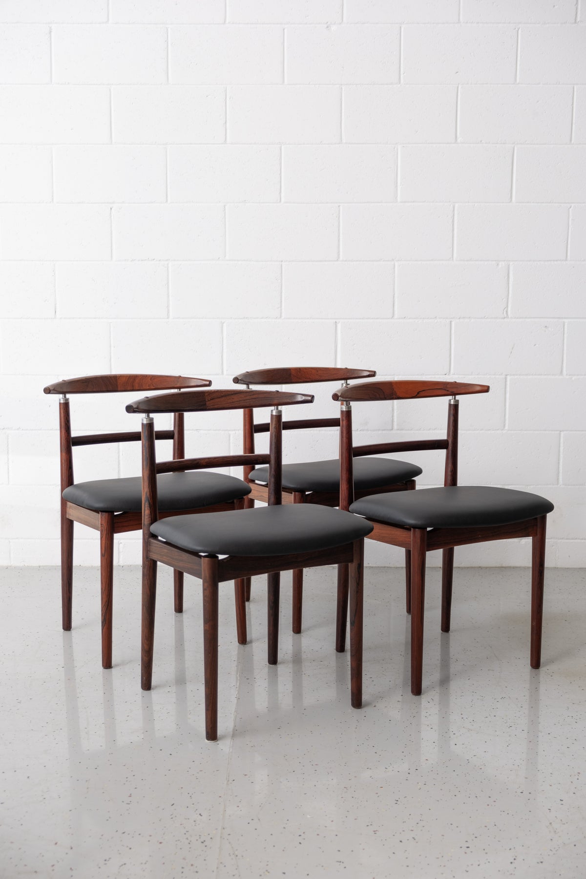 Helge Sibast rosewood dining chairs