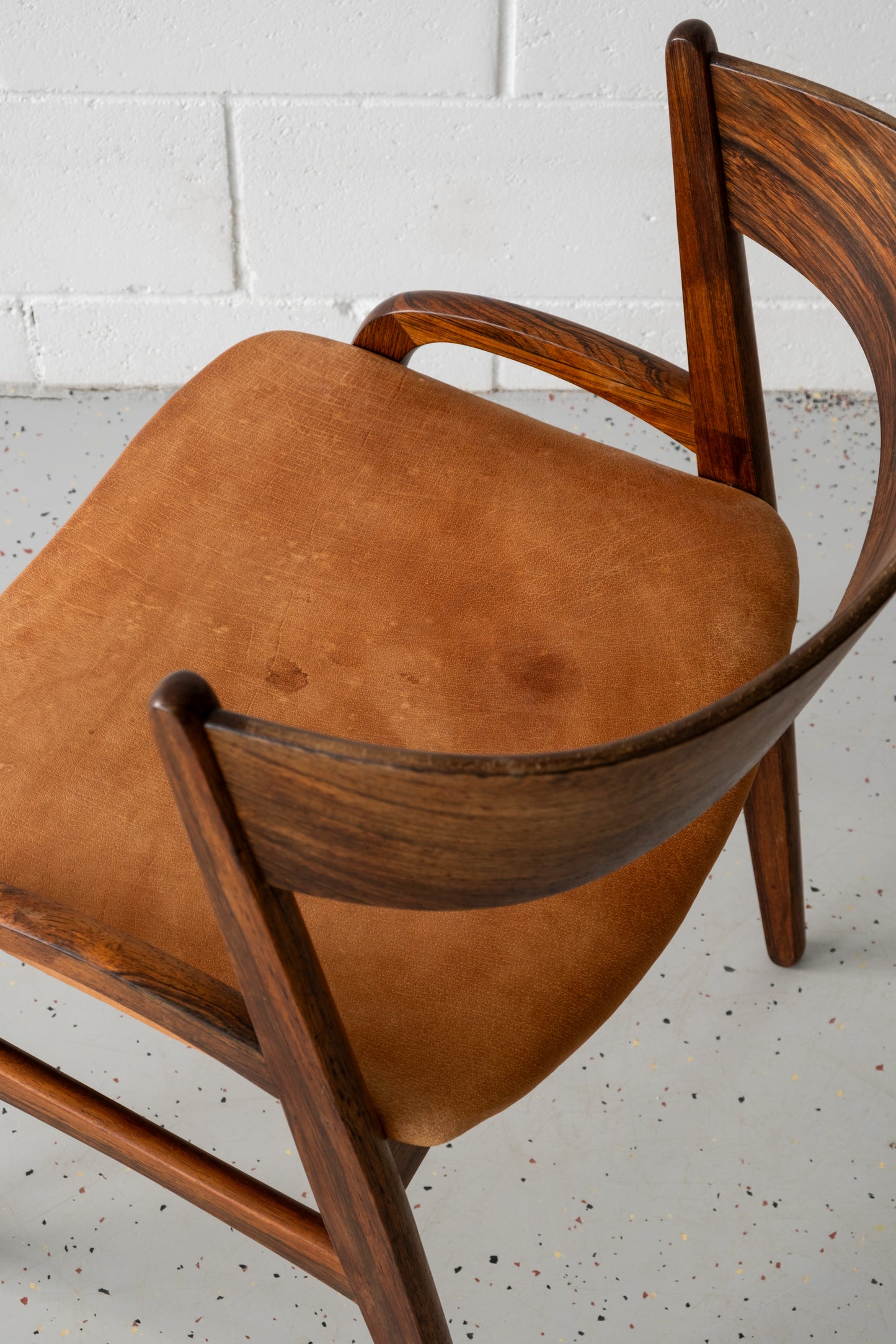 Danish roseood dining chairs