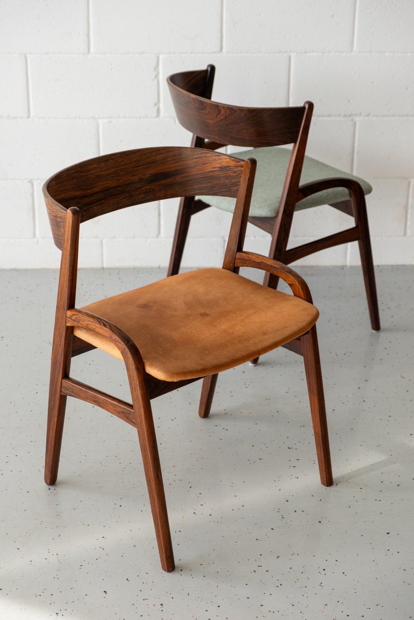 Danish roseood dining chairs