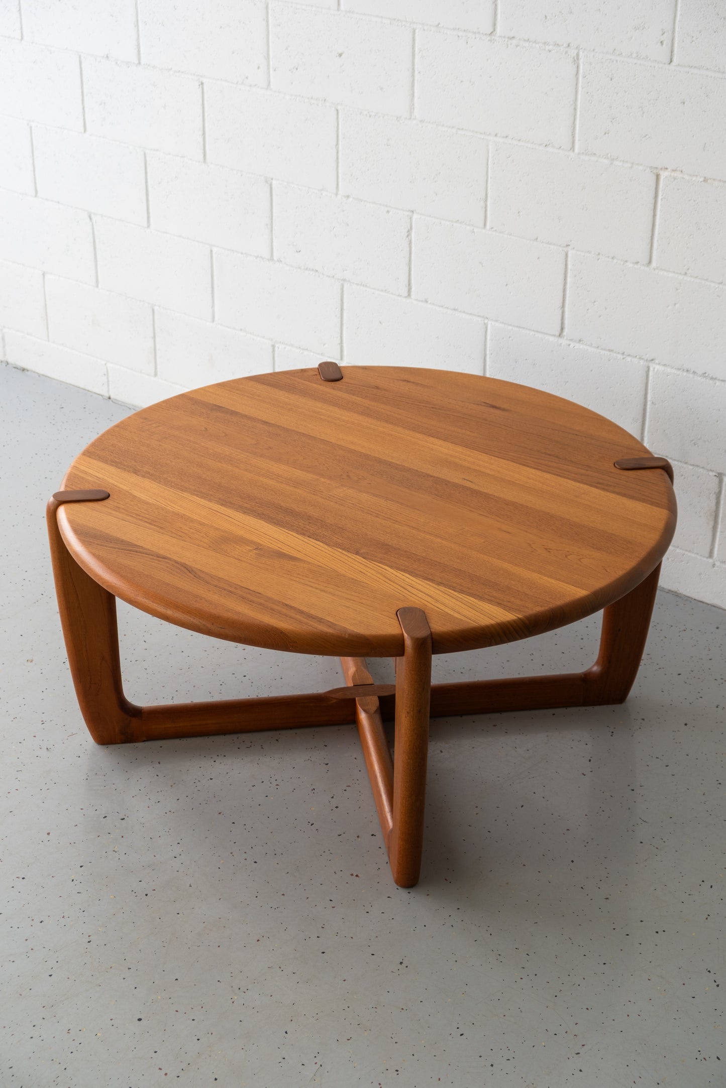 Danish solid teak coffee table