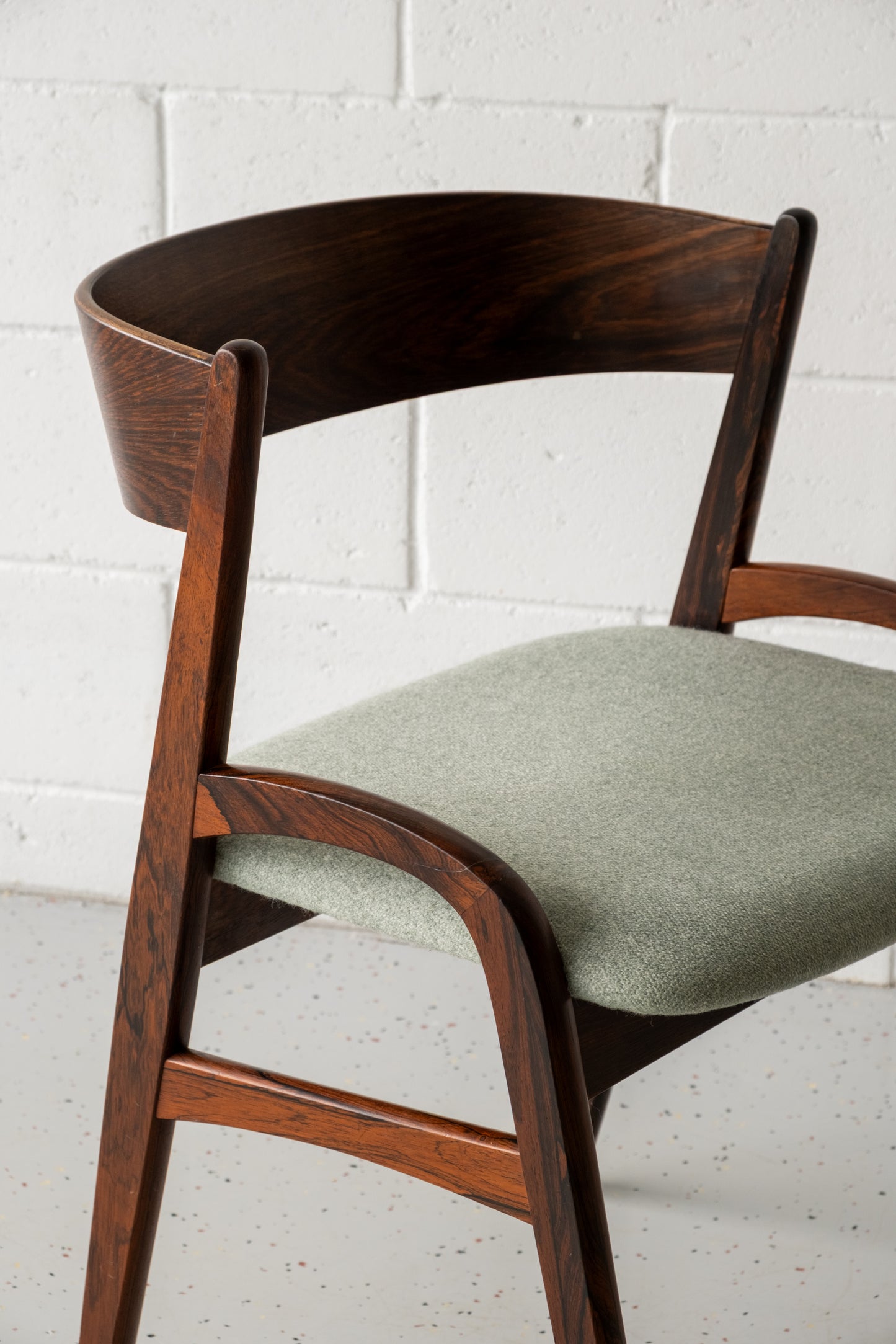Danish roseood dining chairs