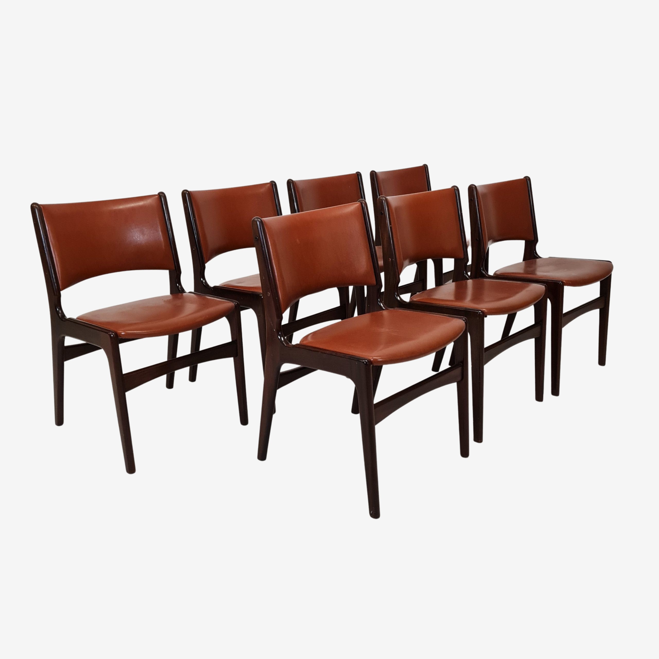 Dining table chair model 89 | Teak | Erik Buch | Anderstrup Møbelfabrik (Set of 5)