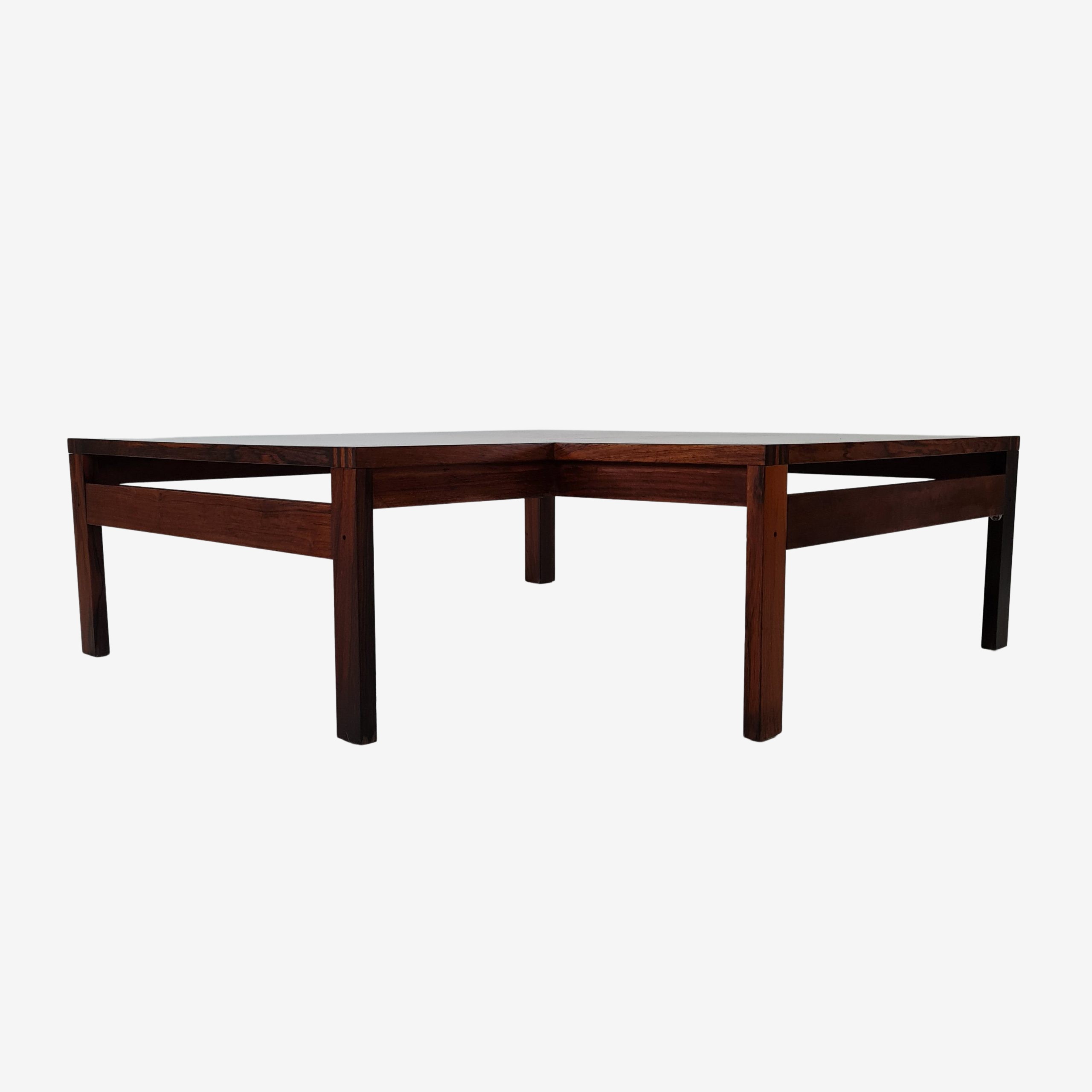 Coffee table “Modulline” | Side table | Ole Gjerløv Knudsen & Torben Lind | CADO | Rosewood