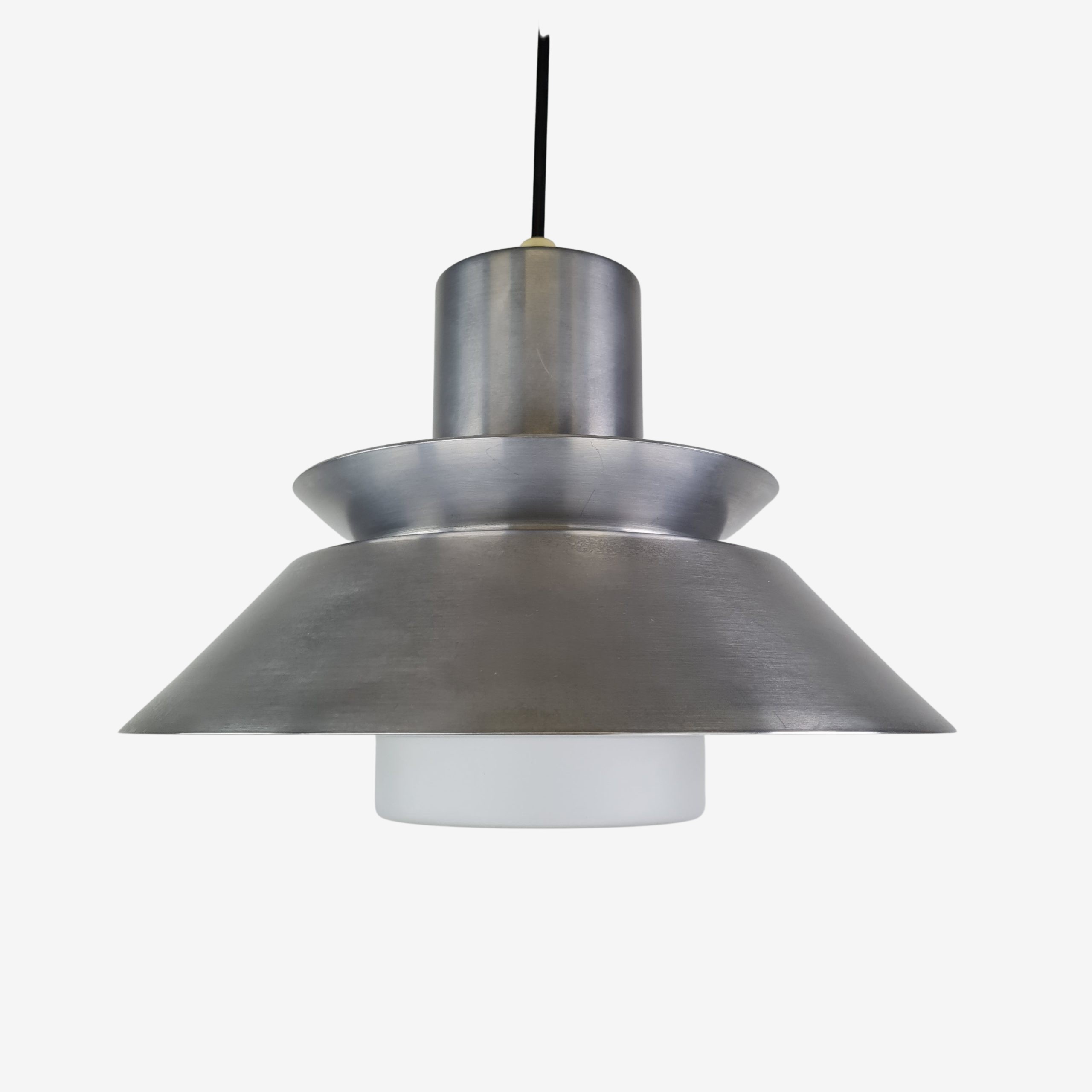 Ceiling lamp | Lyfa | Brushed aluminum and opal glass |