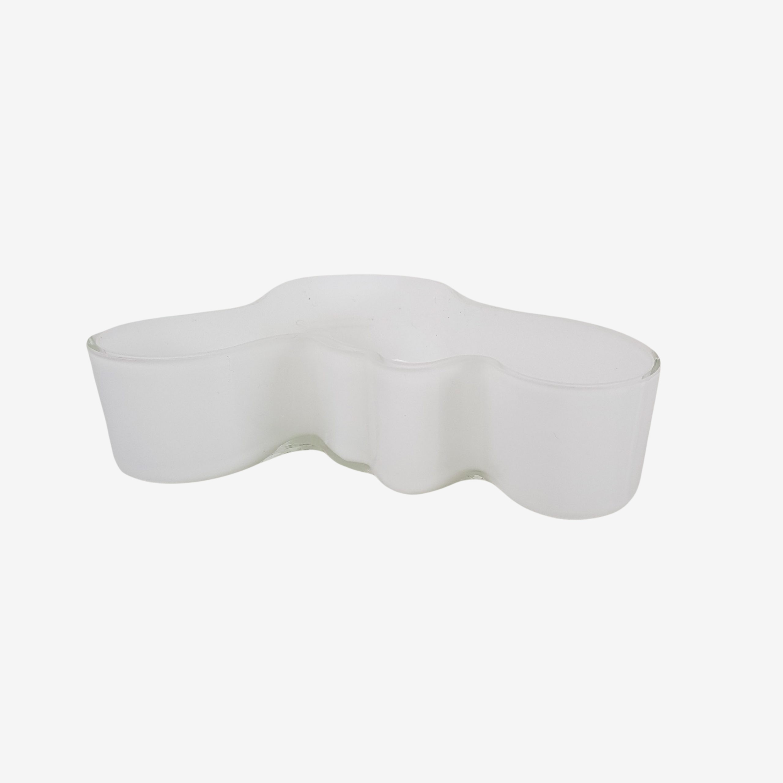 Glass bowl | Iittala | Alvar Aalto | White opal